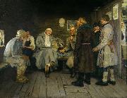 Ilya Yefimovich Repin Soldier's Tale Sweden oil painting artist
